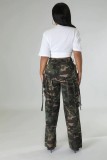 Adjustable leggings camouflage overalls