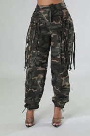 Adjustable leggings camouflage overalls