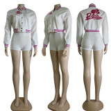 Woolen embroidered Barbie women's jacket
