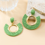 Lafite Grass Round Earrings