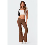 Comfortable and slimming low waisted flared pants