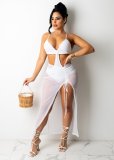 Women's Suspender with Exposed Belly Set