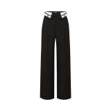 Suit Pants with Loose Collar and Straight Leg Wide Leg Pants