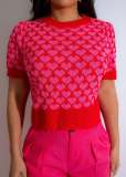 Knitted Love Women's Top Short Sleeved T-shirt