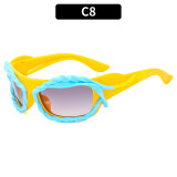Y2K Personalized Irregular Shaped Punk Sunglasses