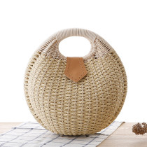 Shell Handbag Cute Rattan Woven Bag Grass Woven Bag