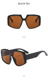 Irregular Large Frame Sunglasses