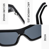 Y2K Large Frame Connected Cycling Sunglasses