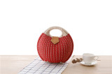 Shell Handbag Cute Rattan Woven Bag Grass Woven Bag