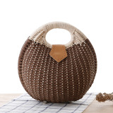 Shell Handbag Cute Rattan Woven Bag Grass Woven Bag