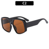Irregular Large Frame Sunglasses