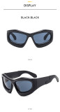 Y2K Personalized Bubble Sunglasses with Hip-hop Concave Design Sunglasses