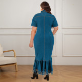 Oversized Women's Denim Dress