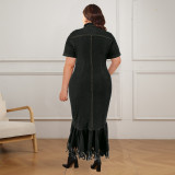 Oversized Women's Denim Dress
