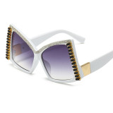 Diamond Gradient Sunglasses European