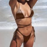 Women's Sexy Split Body Swimsuit with Straps