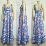 Small Floral Wave Camisole Skirt