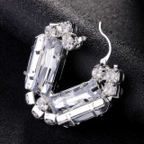 Triangle Full Diamond Earrings Fashionable Rhinestone Earrings
