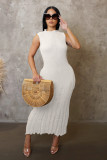 Beach Long Skirt Knitted Dress Sun Protection Cover Up