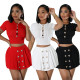 Knitted Elastic Sports Casual Skirt Sweater Set