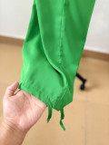 Short Sleeved Pocket Workwear Pants Two-piece Set