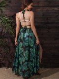 Bohemian Chiffon Beach Resort Beach Dress