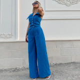 Casual Solid Color Women's Two-piece Set