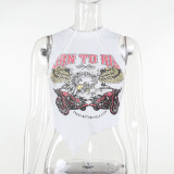 Casual Versatile Printed Vest