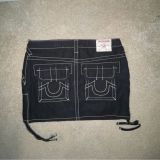 Fashionable U-stitch Short Skirt