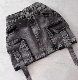 Black Y2k Mini Skirt