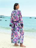 Printed Sun Proof Women's Bikini Cover Up