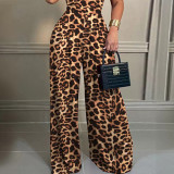 Suspended Chain Hollowed Out Jumpsuit