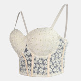 Daisy Fish Bone Chest with Plastic Waist Tank Top