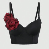 Lace Fishbone Corset Bra Vest