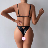 Crystal Tassel Pendant Chest Patch Hollowed Out Fun Two-piece Set