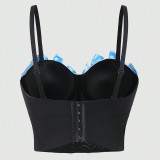 Bow Shaped Fishbone Suspender Bra