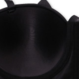 Hot Diamond Flower Fishbone Corset with Suspender Vest