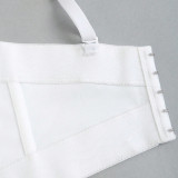 Sequin Suspender Bra with Gradient Fishbone Bra