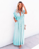 Sunscreen Suit Long Skirt Bikini Cover Up