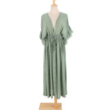 Sunscreen Suit Long Skirt Bikini Cover Up