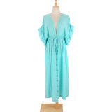 Sunscreen Suit Long Skirt Bikini Cover Up