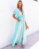 Sunscreen Suit Long Skirt Bikini Cover Up