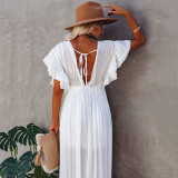 Sunscreen Suit Long Skirt Bikini Cover Up