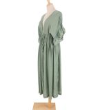 Sunscreen Suit Long Skirt Bikini Cover Up