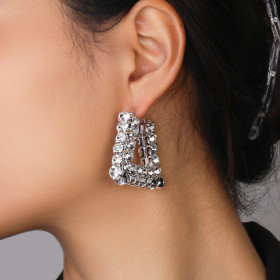 Earring Temperament Water Diamond Earrings