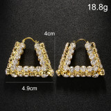 Earring Temperament Water Diamond Earrings