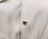 Loose single breasted waistband jumpsuit