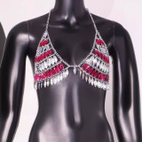 Acrylic Colored Chest Chain