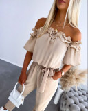 Sweet Ice Silk Fashion Casual Set