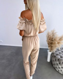 Sweet Ice Silk Fashion Casual Set